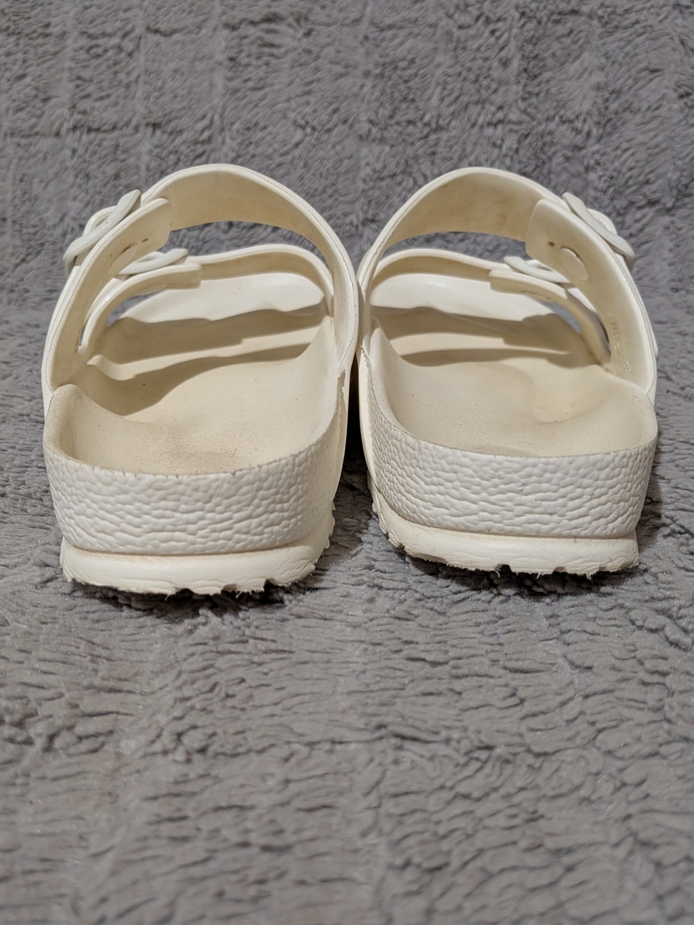 Birkenstock White Slip-On Sandals Size 39EU - Picture 2 of 8